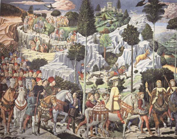 The Procession of the Magi, Benozzo Gozzoli